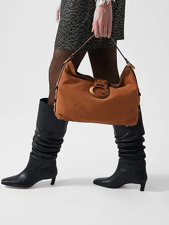 GUESS | Ledertasche - Schultertasche CAMDEN | 